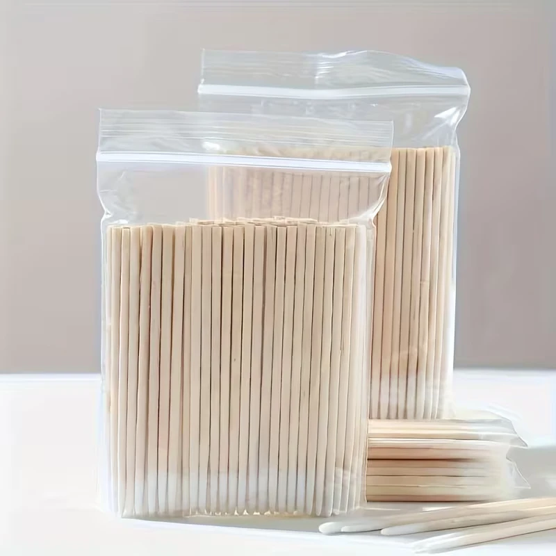 Szöszmentes tisztító fapálcika (100db/csomag) - Eszközök, kellékek