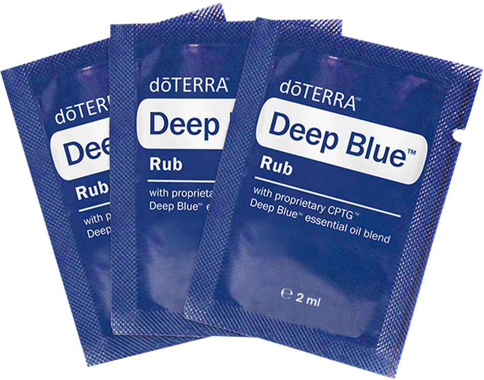 dōTERRA - Deep Blue™ enyhítő krém minta (10 × 2 ml-es tasak) - dōTERRA Deep Blue™