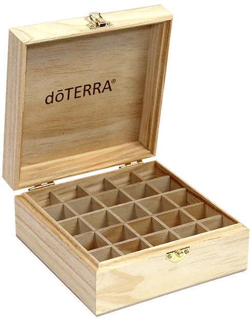 dōTERRA - Logóval gravírozott fadoboz - dōTERRA kiegészítők